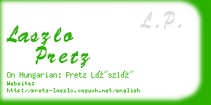 laszlo pretz business card